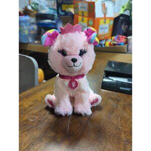 Barbie Loves Pets Cat Plush Pink Princess Kitten Stuffed Animal 2021 Mattel Toy